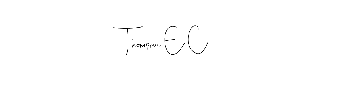 How to Draw Thompson E C signature style? Andilay-7BmLP is a latest design signature styles for name Thompson E C. Thompson E C signature style 4 images and pictures png
