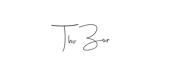 Best and Professional Signature Style for Thu Zar. Andilay-7BmLP Best Signature Style Collection. Thu Zar signature style 4 images and pictures png