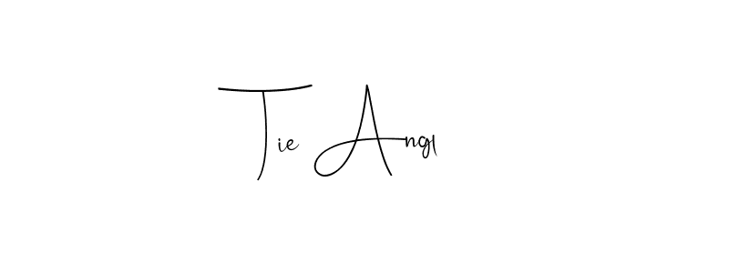 Andilay-7BmLP is a professional signature style that is perfect for those who want to add a touch of class to their signature. It is also a great choice for those who want to make their signature more unique. Get Tie Angl name to fancy signature for free. Tie Angl signature style 4 images and pictures png