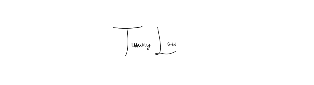 Design your own signature with our free online signature maker. With this signature software, you can create a handwritten (Andilay-7BmLP) signature for name Tiffany Law. Tiffany Law signature style 4 images and pictures png