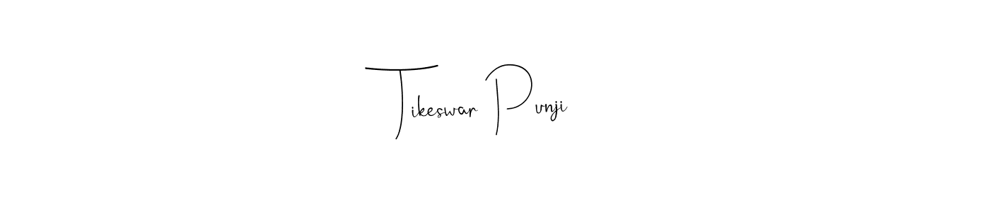 if you are searching for the best signature style for your name Tikeswar Punji. so please give up your signature search. here we have designed multiple signature styles  using Andilay-7BmLP. Tikeswar Punji signature style 4 images and pictures png