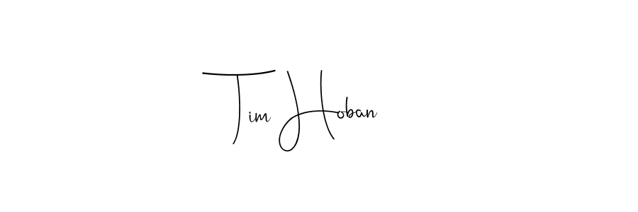 The best way (Andilay-7BmLP) to make a short signature is to pick only two or three words in your name. The name Tim Hoban include a total of six letters. For converting this name. Tim Hoban signature style 4 images and pictures png