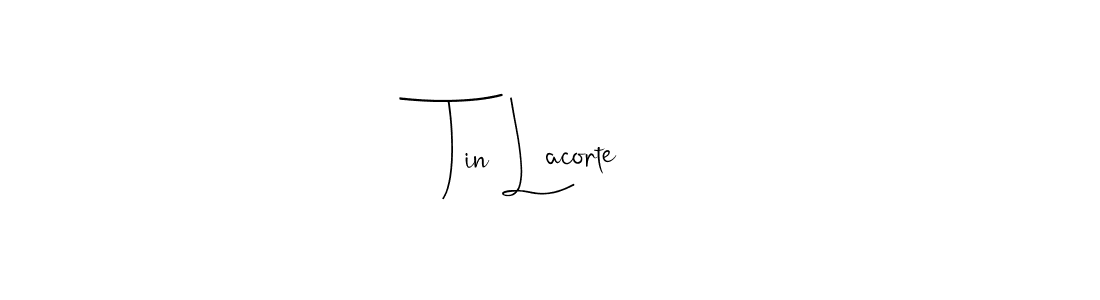 Check out images of Autograph of Tin Lacorte name. Actor Tin Lacorte Signature Style. Andilay-7BmLP is a professional sign style online. Tin Lacorte signature style 4 images and pictures png