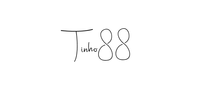 Make a beautiful signature design for name Tinho88. With this signature (Andilay-7BmLP) style, you can create a handwritten signature for free. Tinho88 signature style 4 images and pictures png