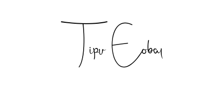 Personalize your online presence with Tipu Eobal signature rendered in elegant Andilay-7BmLP font. Great for website footers and blogs. Tipu Eobal signature style 4 images and pictures png