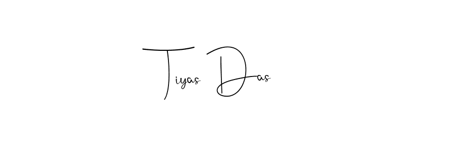 if you are searching for the best signature style for your name Tiyas Das. so please give up your signature search. here we have designed multiple signature styles  using Andilay-7BmLP. Tiyas Das signature style 4 images and pictures png