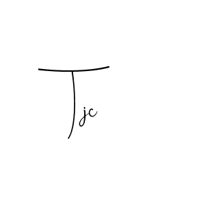 How to make Tjc name signature. Use Andilay-7BmLP style for creating short signs online. This is the latest handwritten sign. Tjc signature style 4 images and pictures png