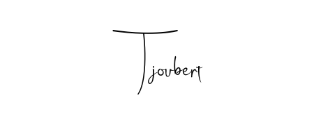 How to make Tjoubert name signature. Use Andilay-7BmLP style for creating short signs online. This is the latest handwritten sign. Tjoubert signature style 4 images and pictures png