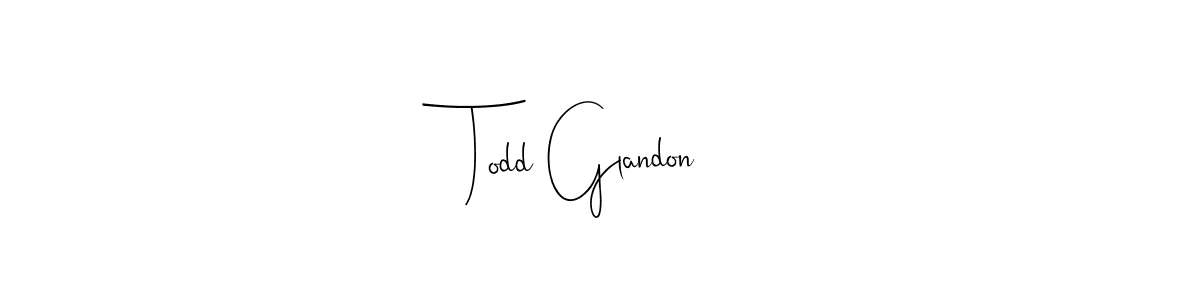 Use a signature maker to create a handwritten signature online. With this signature software, you can design (Andilay-7BmLP) your own signature for name Todd Glandon. Todd Glandon signature style 4 images and pictures png