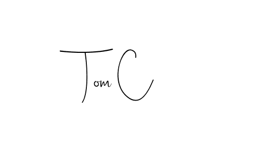 Also we have Tom C name is the best signature style. Create professional handwritten signature collection using Andilay-7BmLP autograph style. Tom C signature style 4 images and pictures png