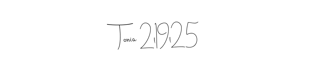 This is the best signature style for the Tonia 2l19l25 name. Also you like these signature font (Andilay-7BmLP). Mix name signature. Tonia 2l19l25 signature style 4 images and pictures png