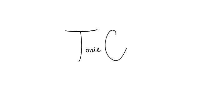 You can use this online signature creator to create a handwritten signature for the name Tonie C. This is the best online autograph maker. Tonie C signature style 4 images and pictures png