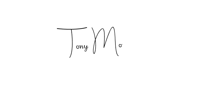 Design your own signature with our free online signature maker. With this signature software, you can create a handwritten (Andilay-7BmLP) signature for name Tony Mo. Tony Mo signature style 4 images and pictures png