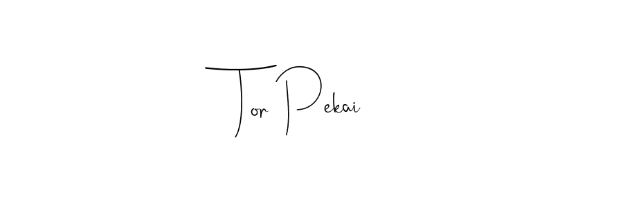 if you are searching for the best signature style for your name Tor Pekai. so please give up your signature search. here we have designed multiple signature styles  using Andilay-7BmLP. Tor Pekai signature style 4 images and pictures png