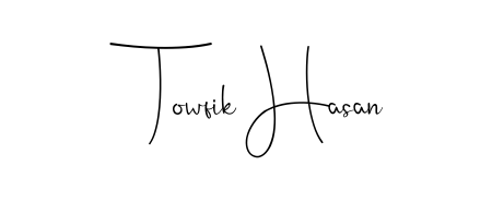 Elevate your brand with a stunning Towfik Hasan eSignature. The Andilay-7BmLP style provides a balanced, flowing aesthetic for everyday signing. Towfik Hasan signature style 4 images and pictures png