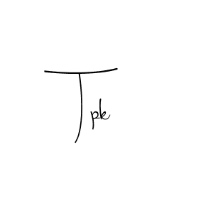 Use a signature maker to create a handwritten signature online. With this signature software, you can design (Andilay-7BmLP) your own signature for name Tpk. Tpk signature style 4 images and pictures png