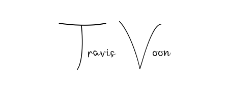This is the best signature style for the Travis Voon name. Also you like these signature font (Andilay-7BmLP). Mix name signature. Travis Voon signature style 4 images and pictures png