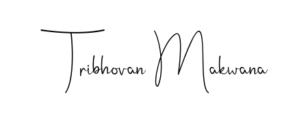 Tribhovan Makwana stylish signature style. Best Handwritten Sign (Andilay-7BmLP) for my name. Handwritten Signature Collection Ideas for my name Tribhovan Makwana. Tribhovan Makwana signature style 4 images and pictures png