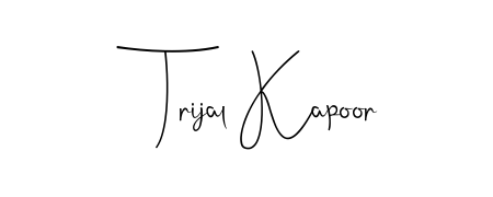 Here are the top professional signature styles for the name Trijal Kapoor. These are the best autograph styles you can use for your name. Trijal Kapoor signature style 4 images and pictures png