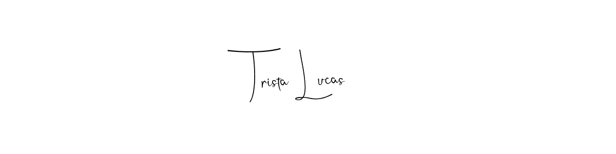 How to Draw Trista Lucas signature style? Andilay-7BmLP is a latest design signature styles for name Trista Lucas. Trista Lucas signature style 4 images and pictures png