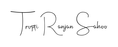 Explore multiple handwriting variations for Trupti Ranjan Sahoo including this stunning Andilay-7BmLP design. Free to use across all platforms. Trupti Ranjan Sahoo signature style 4 images and pictures png