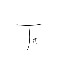 Make a beautiful signature design for name Tst. Use this online signature maker to create a handwritten signature for free. Tst signature style 4 images and pictures png