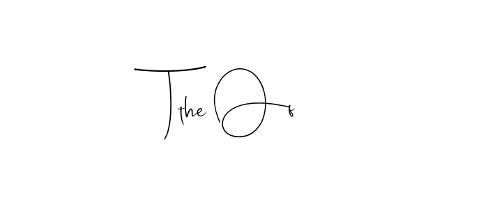 Make a beautiful signature design for name Tthe Of. With this signature (Andilay-7BmLP) style, you can create a handwritten signature for free. Tthe Of signature style 4 images and pictures png