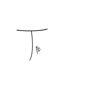 Make a beautiful signature design for name Tts. With this signature (Andilay-7BmLP) style, you can create a handwritten signature for free. Tts signature style 4 images and pictures png