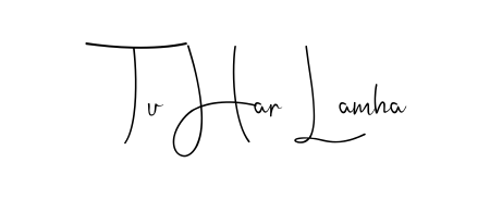Once you've used our free online signature maker to create your best signature Andilay-7BmLP style, it's time to enjoy signing your documents with Tu Har Lamha name. Tu Har Lamha signature style 4 images and pictures png