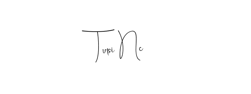 Similarly Andilay-7BmLP is the best handwritten signature design. Signature creator online .You can use it as an online autograph creator for name Tulsi Nc. Tulsi Nc signature style 4 images and pictures png