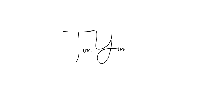 This is the best signature style for the Tun Yin name. Also you like these signature font (Andilay-7BmLP). Mix name signature. Tun Yin signature style 4 images and pictures png