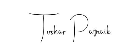 The Andilay-7BmLP typeface gives name Tushar Pattnaik a refined look. Suitable for certificates, diplomas, and official verification. Tushar Pattnaik signature style 4 images and pictures png