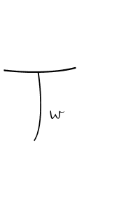 Tw stylish signature style. Best Handwritten Sign (Andilay-7BmLP) for my name. Handwritten Signature Collection Ideas for my name Tw. Tw signature style 4 images and pictures png