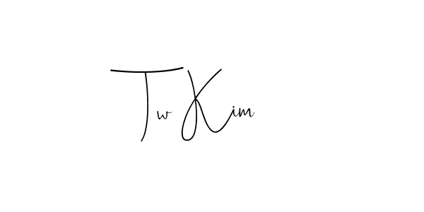 Also You can easily find your signature by using the search form. We will create Tw Kim name handwritten signature images for you free of cost using Andilay-7BmLP sign style. Tw Kim signature style 4 images and pictures png