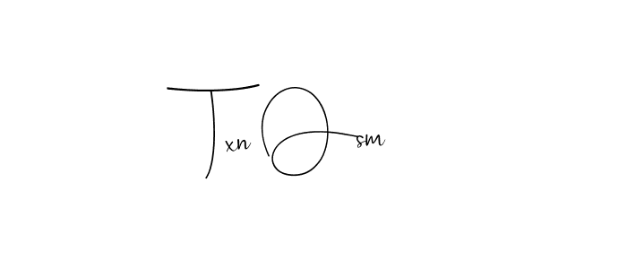 Check out images of Autograph of Txn Osm name. Actor Txn Osm Signature Style. Andilay-7BmLP is a professional sign style online. Txn Osm signature style 4 images and pictures png