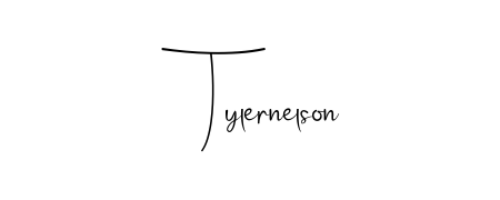 Generate high-definition signature styles for Tylernelson. The Andilay-7BmLP typeface ensures crisp legibility and sophisticated design. Tylernelson signature style 4 images and pictures png