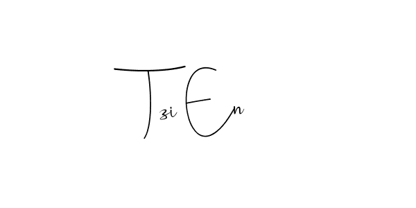 How to Draw Tzi En signature style? Andilay-7BmLP is a latest design signature styles for name Tzi En. Tzi En signature style 4 images and pictures png