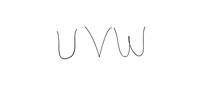 Check out images of Autograph of U  V  W name. Actor U  V  W Signature Style. Andilay-7BmLP is a professional sign style online. U  V  W signature style 4 images and pictures png