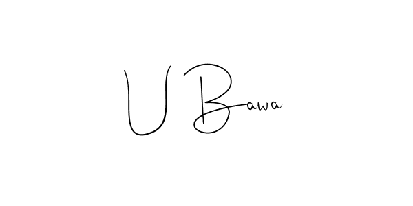 Similarly Andilay-7BmLP is the best handwritten signature design. Signature creator online .You can use it as an online autograph creator for name U Bawa. U Bawa signature style 4 images and pictures png