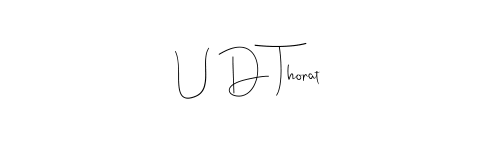 How to Draw U D Thorat signature style? Andilay-7BmLP is a latest design signature styles for name U D Thorat. U D Thorat signature style 4 images and pictures png