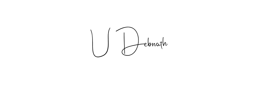 See photos of U Debnath official signature by Spectra . Check more albums & portfolios. Read reviews & check more about Andilay-7BmLP font. U Debnath signature style 4 images and pictures png