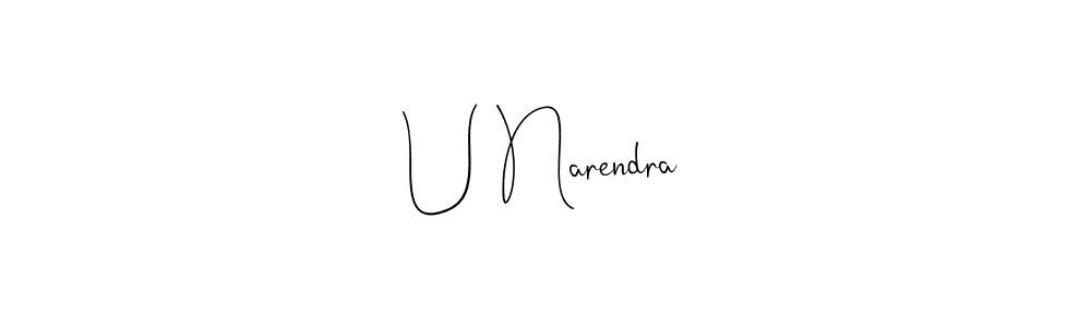 U Narendra stylish signature style. Best Handwritten Sign (Andilay-7BmLP) for my name. Handwritten Signature Collection Ideas for my name U Narendra. U Narendra signature style 4 images and pictures png