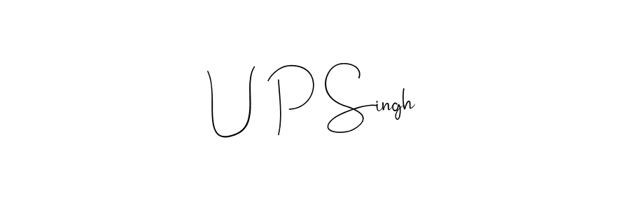 You can use this online signature creator to create a handwritten signature for the name U P Singh. This is the best online autograph maker. U P Singh signature style 4 images and pictures png