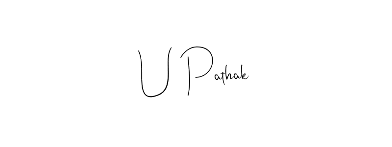 This is the best signature style for the U Pathak name. Also you like these signature font (Andilay-7BmLP). Mix name signature. U Pathak signature style 4 images and pictures png