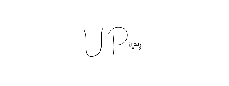 Best and Professional Signature Style for U Pillay. Andilay-7BmLP Best Signature Style Collection. U Pillay signature style 4 images and pictures png