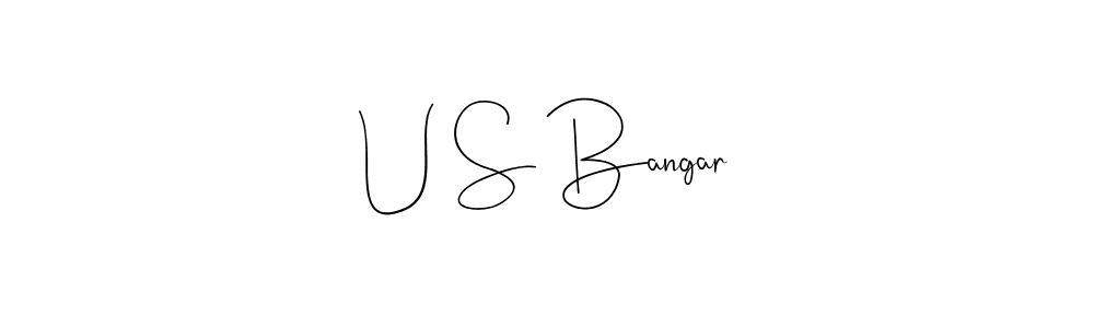 How to Draw U S Bangar signature style? Andilay-7BmLP is a latest design signature styles for name U S Bangar. U S Bangar signature style 4 images and pictures png