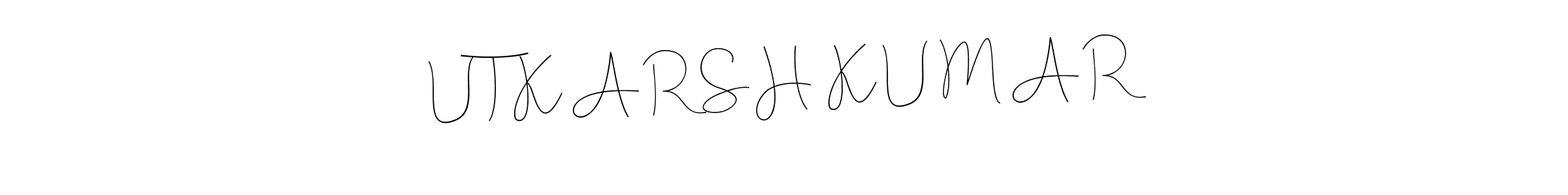 It looks lik you need a new signature style for name U T K A R S H  K U M A R. Design unique handwritten (Andilay-7BmLP) signature with our free signature maker in just a few clicks. U T K A R S H  K U M A R signature style 4 images and pictures png