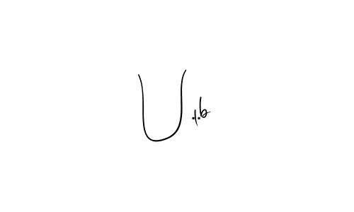 Use a signature maker to create a handwritten signature online. With this signature software, you can design (Andilay-7BmLP) your own signature for name U.l.b. U.l.b signature style 4 images and pictures png