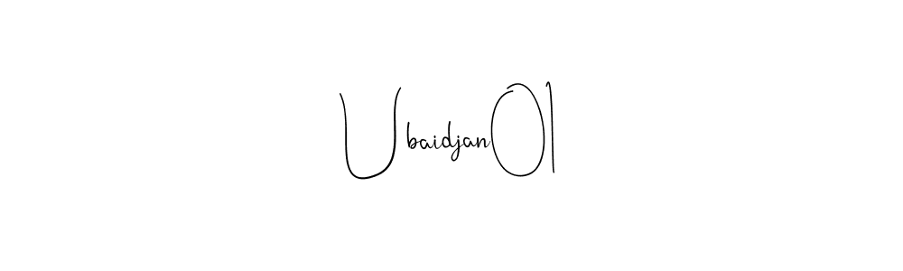 Make a short Ubaidjan01 signature style. Manage your documents anywhere anytime using Andilay-7BmLP. Create and add eSignatures, submit forms, share and send files easily. Ubaidjan01 signature style 4 images and pictures png