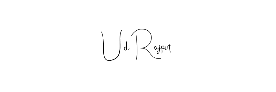 Make a beautiful signature design for name Ud Rajput. Use this online signature maker to create a handwritten signature for free. Ud Rajput signature style 4 images and pictures png